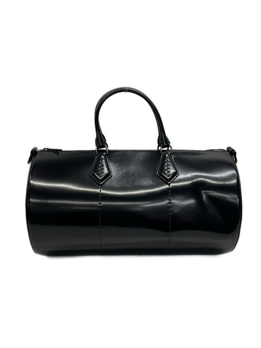 Max Mara Handbag Black 2-Way Leather